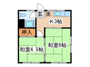 鈴木荘の物件間取画像